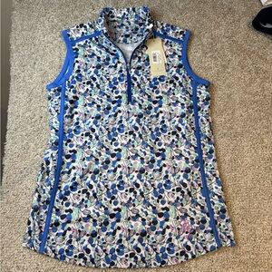 Floral Sleeveless Women's Top - NWT - size small- Bermuda Sands